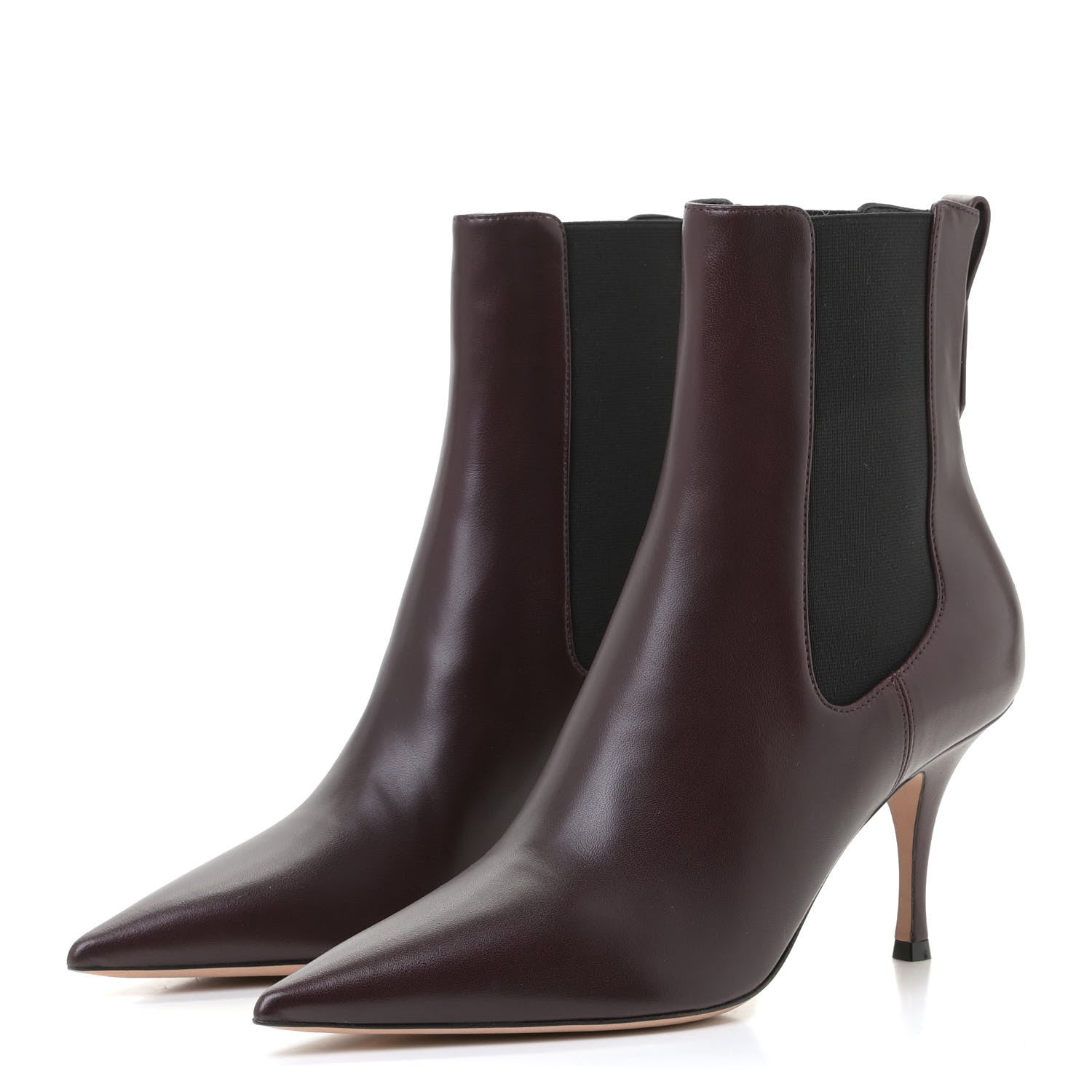 Christian Dior Lambskin District Ankle Boots 38 Rouge Noir 2 of 11