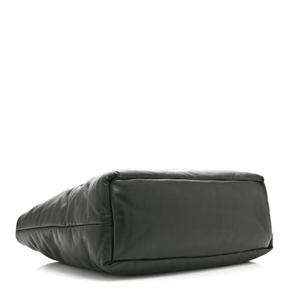 Saint Laurent Lambskin Wide Puffer Tote Black 4 of 10