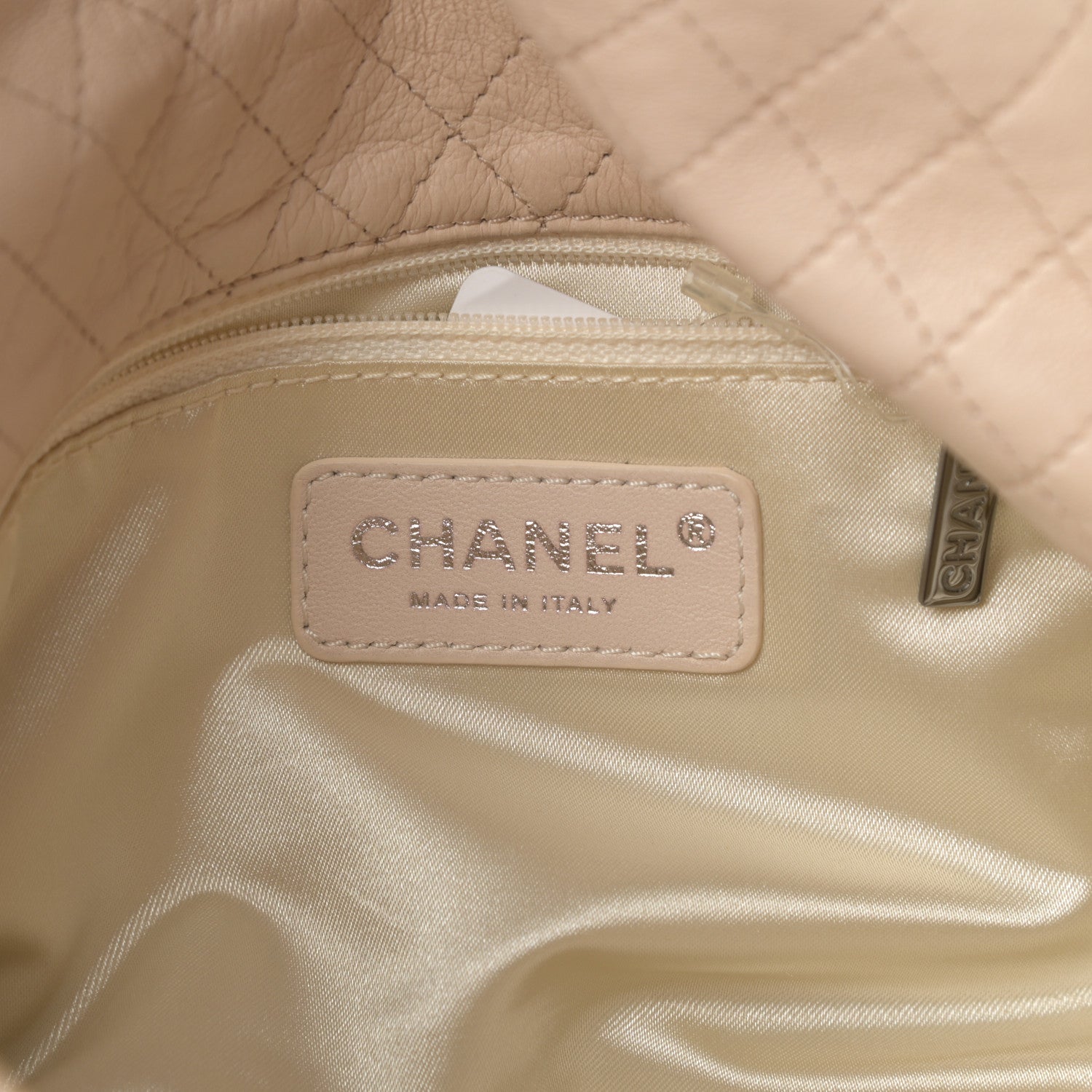 Chanel Lambskin Medium Soft and Chain Flap Beige 6 of 14