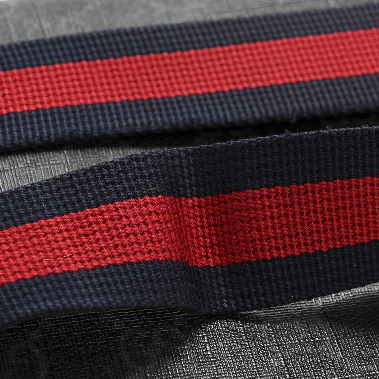 GG Supreme Monogram Web Slim Belt Bag Black Grey