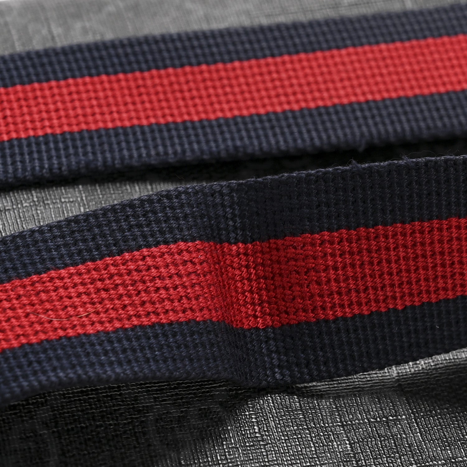 Gucci GG Supreme Monogram Web Slim Belt Bag Black Grey 12 of 12