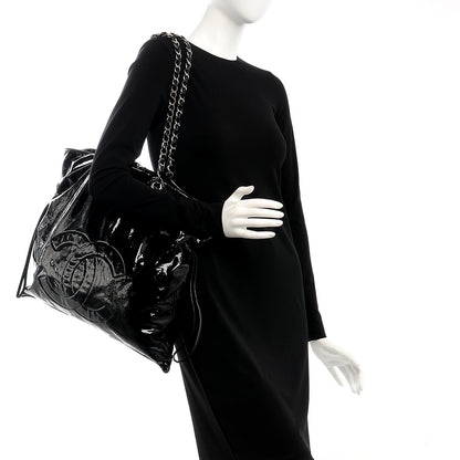 Chanel Patent Bonbons Shopper Tote Black 2 of 7
