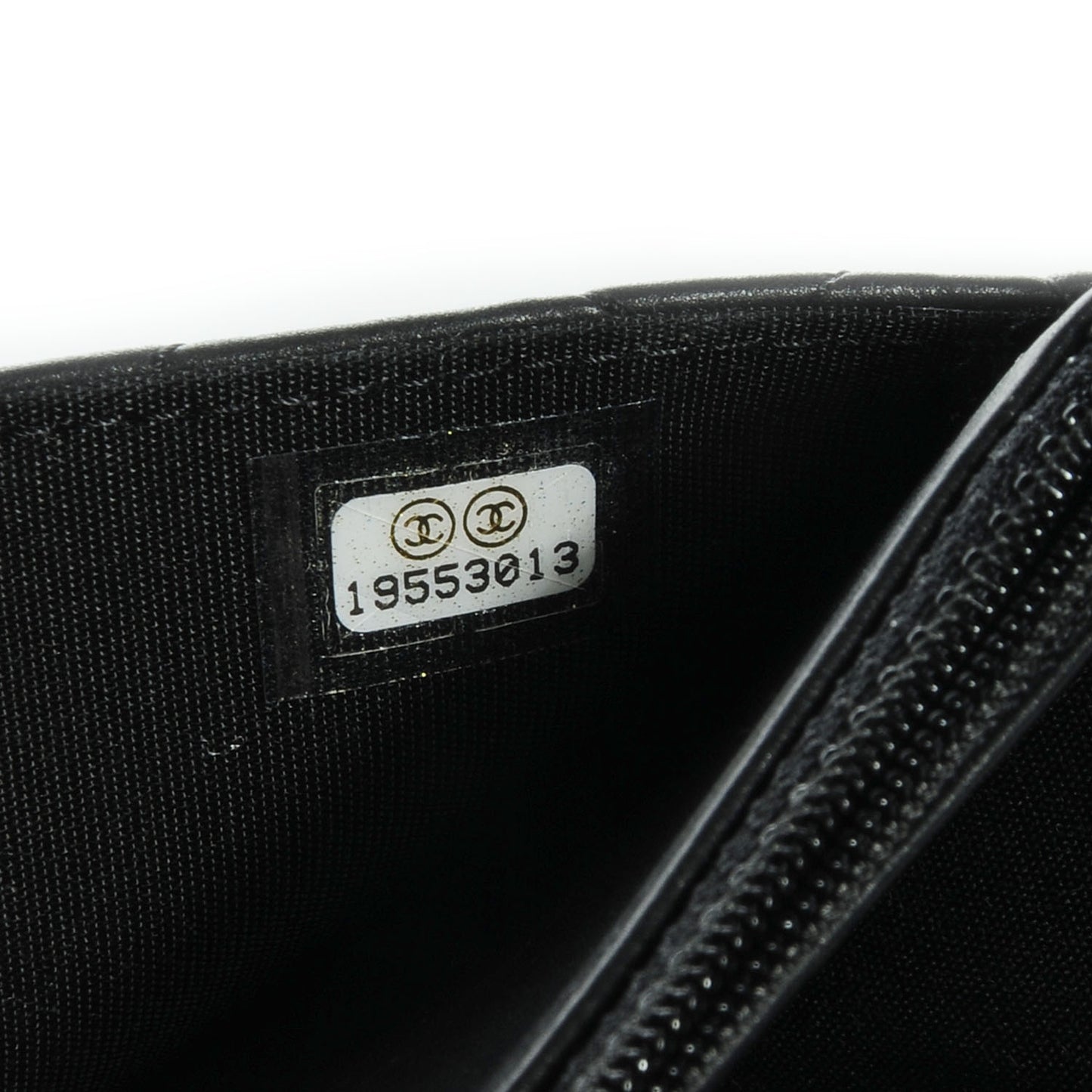 Lambskin Quilted Boy Wallet On Chain WOC So Black