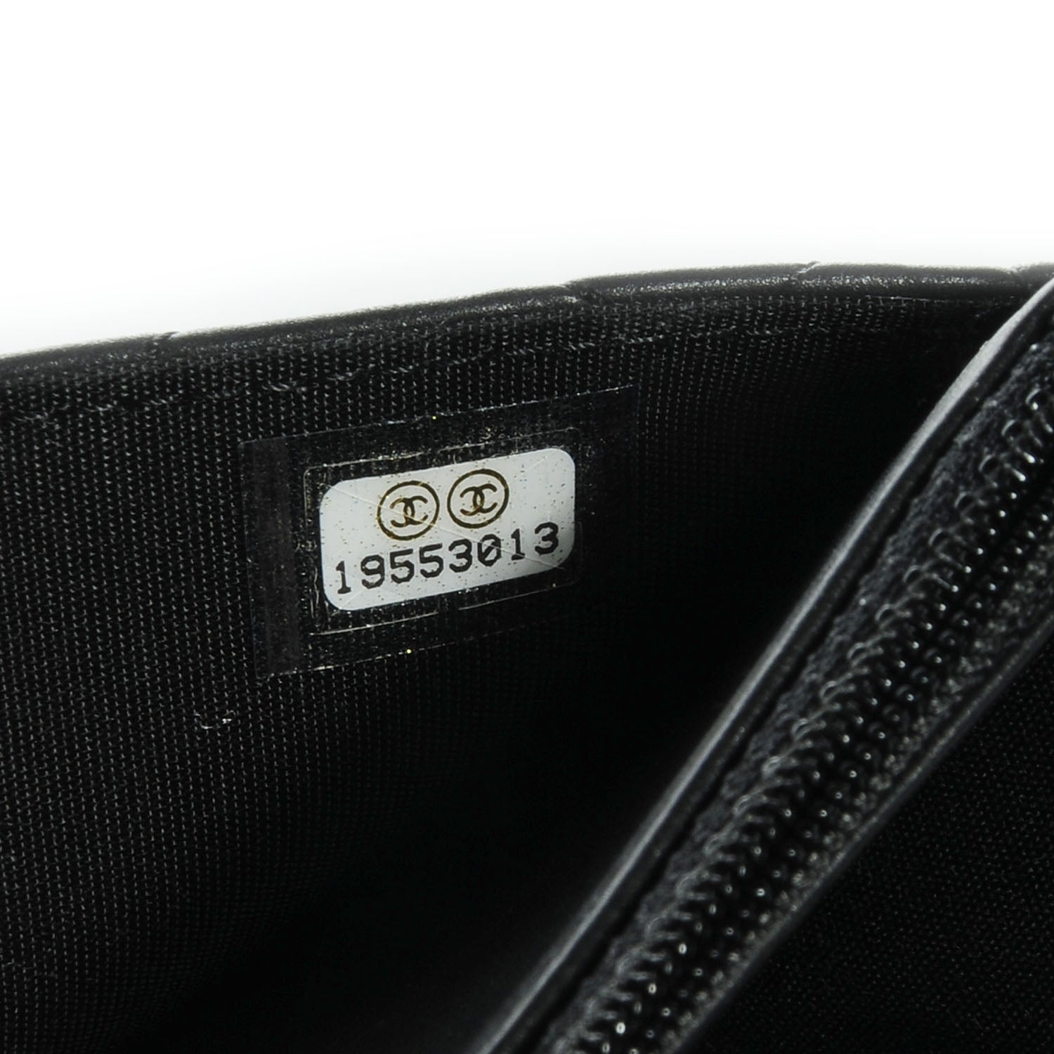 Chanel Lambskin Quilted Boy Wallet On Chain WOC So Black 8 of 8