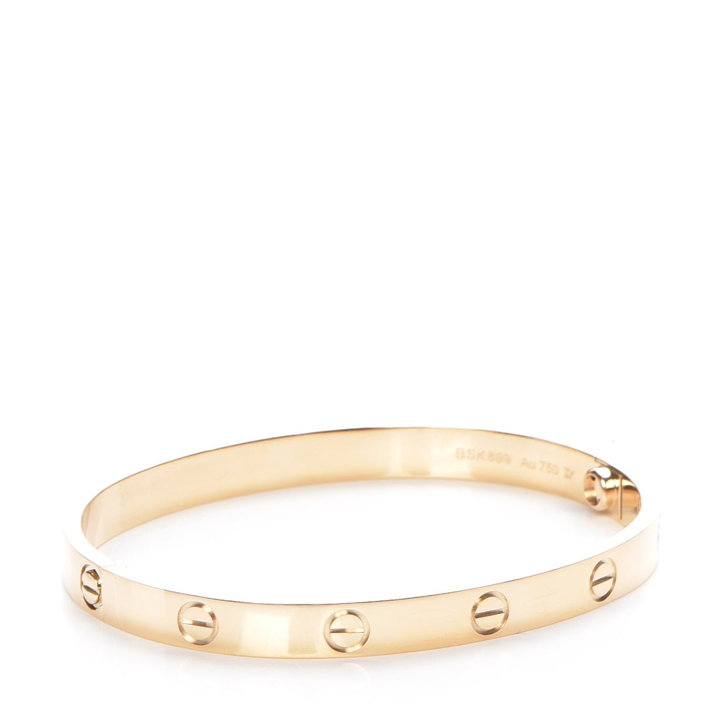 18K Yellow Gold LOVE Bracelet 17