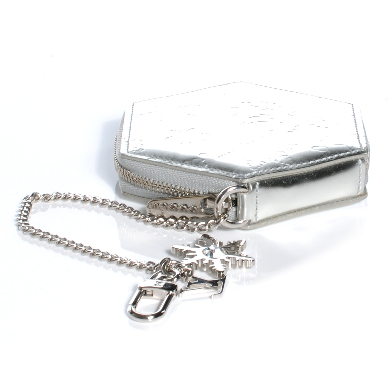 Louis Vuitton Porte-Monnaie Flocon MM Argent 4 of 8