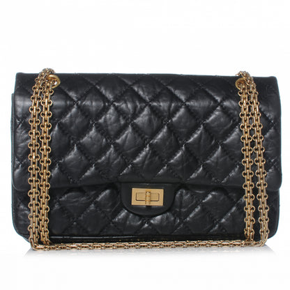 Chanel Aged Calfskin 2.55 Reissue 226 Flap Black 1 of 8