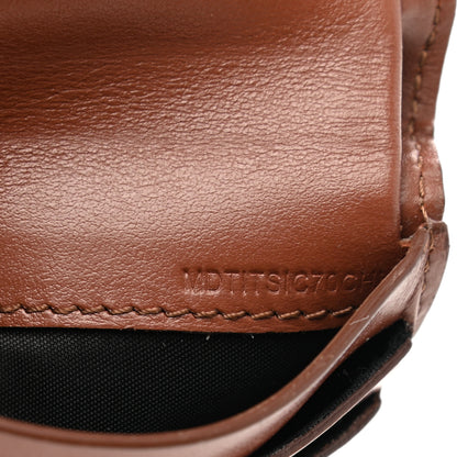Burberry Haymarket Check Compact Wallet Brown 8 of 10