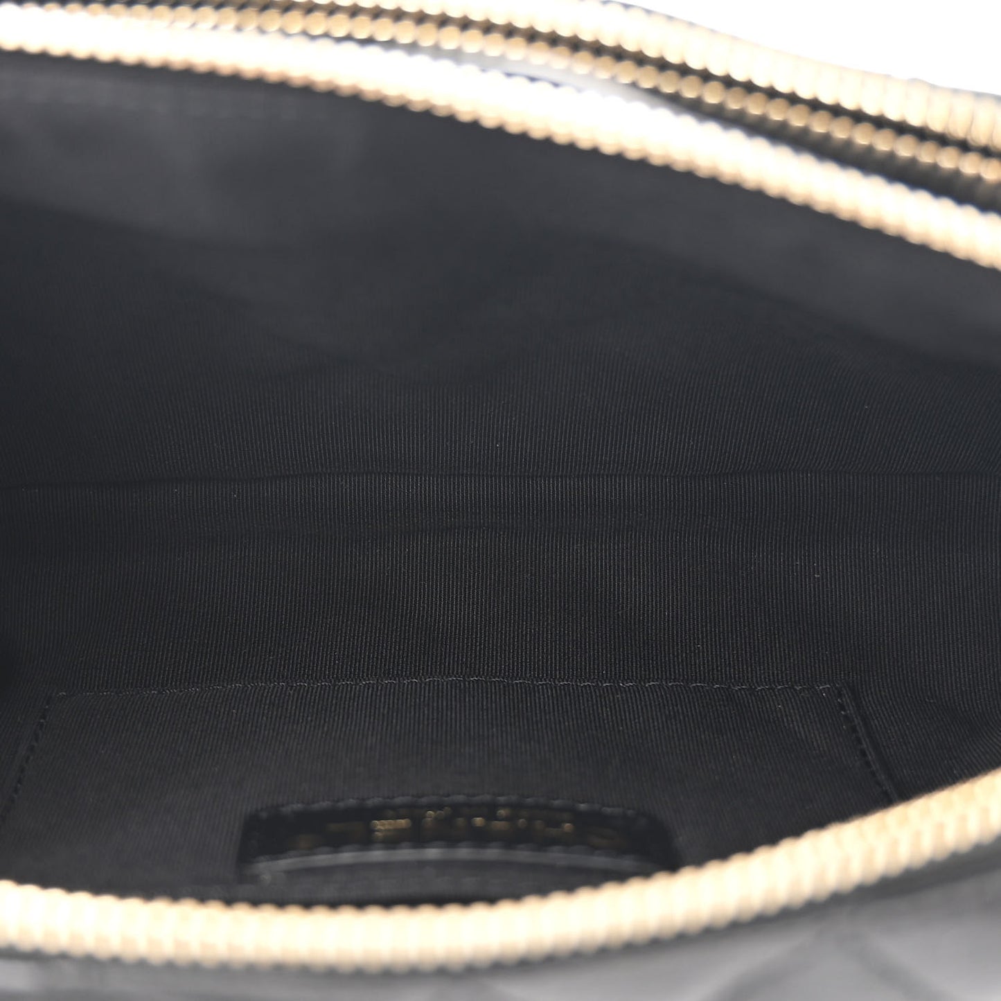 Calfskin Quilted Waist Bag Black