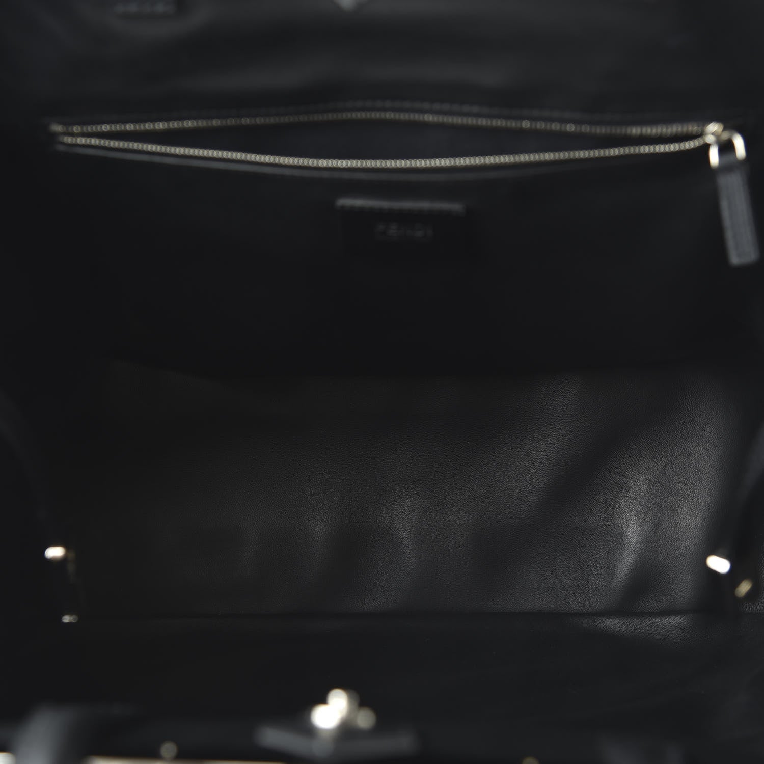 Fendi Shearling Large 2Jours Tote Light Blue Grey 8 of 11