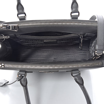 Prada Saffiano Small Galleria Double Zip Tote Marmo 8 of 12