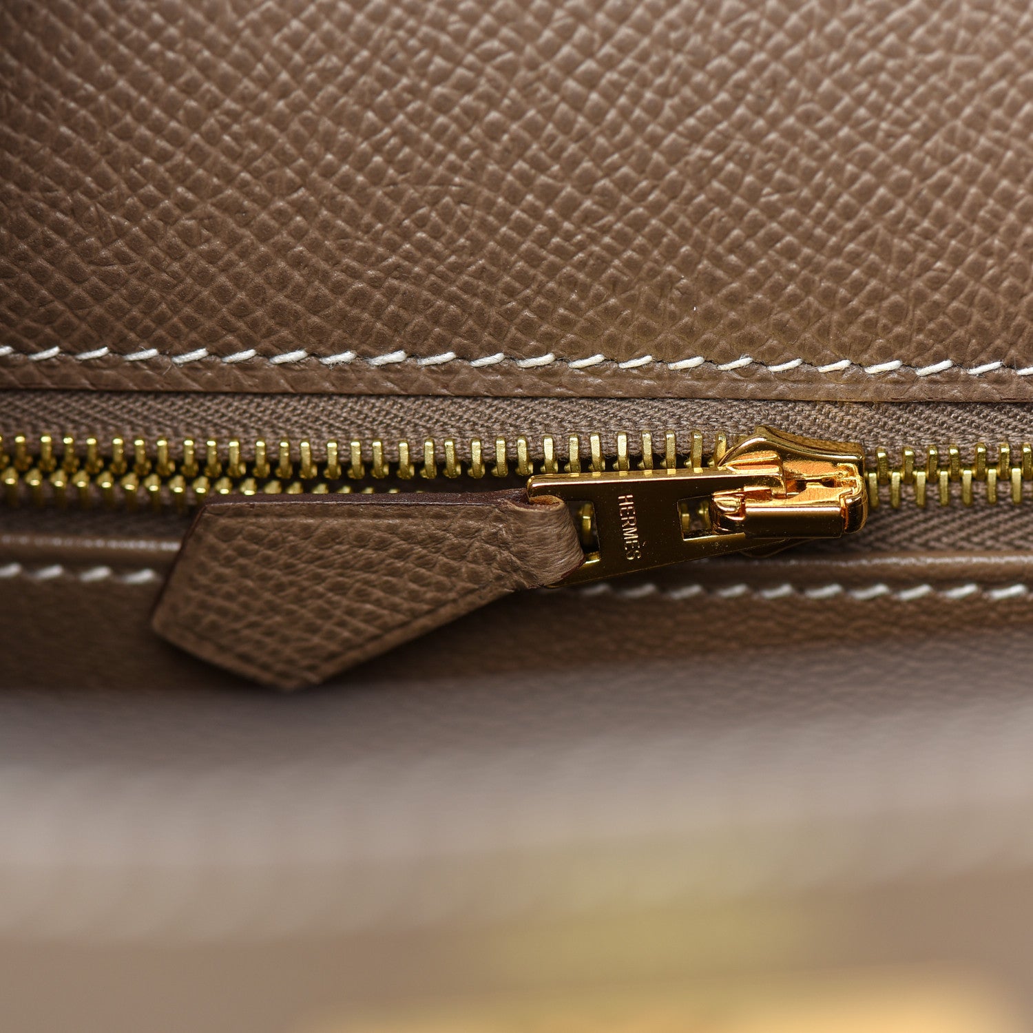 Hermes Epsom Kelly Sellier 28 Etoupe 38 of 39