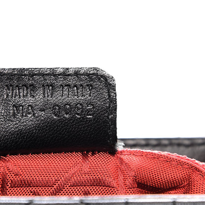 Christian Dior Lambskin Cannage Large Lady Dior Black 7 of 12