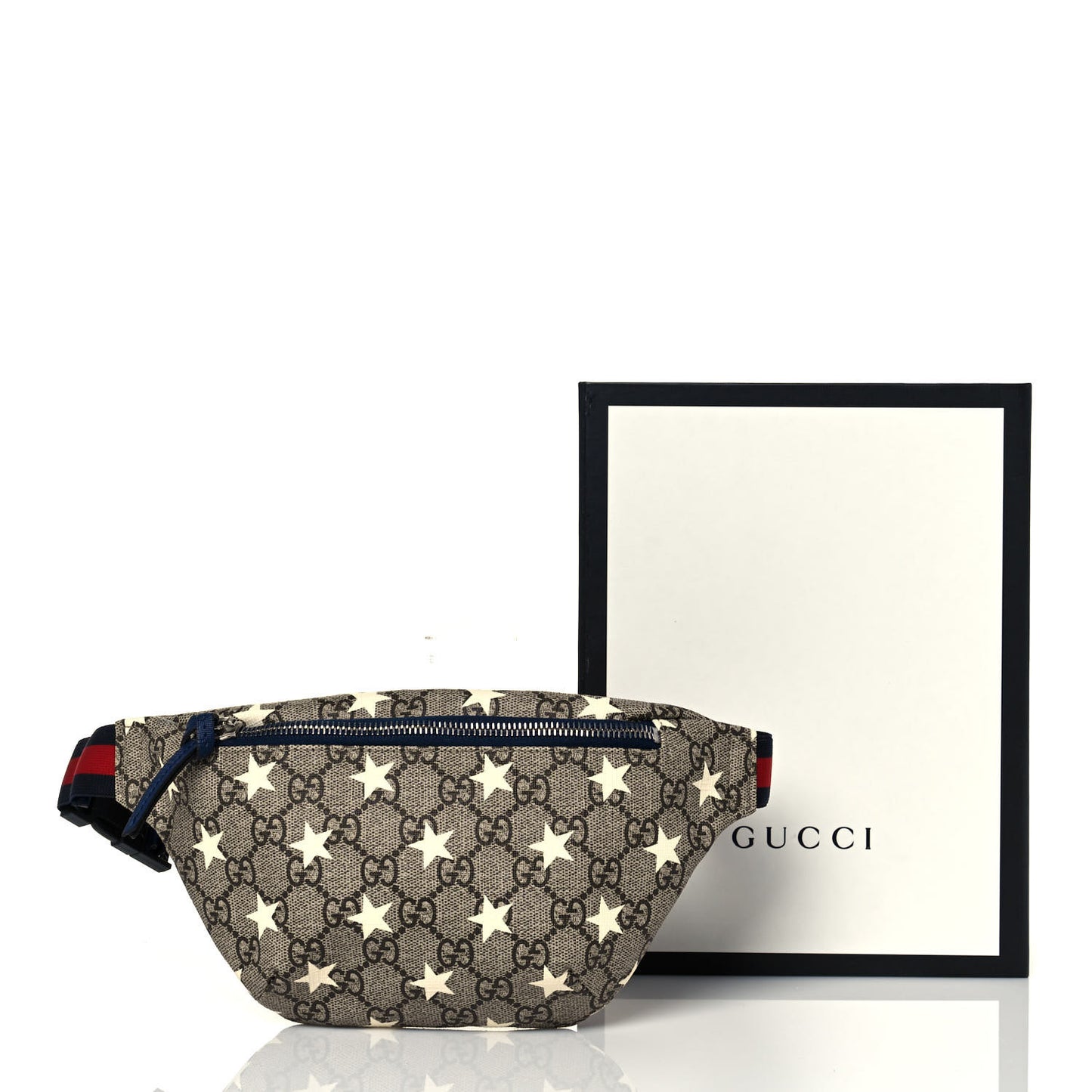 GG Supreme Monogram Stars Childrens Belt Bag