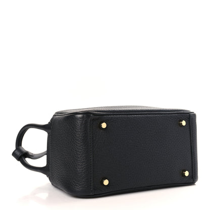 Hermes Taurillon Clemence Mini Lindy 20 Black 4 of 9