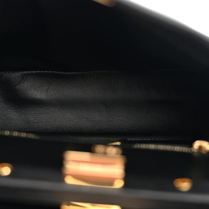 Fendi Nappa Mini Peekaboo Iconic Satchel Black 5 of 10