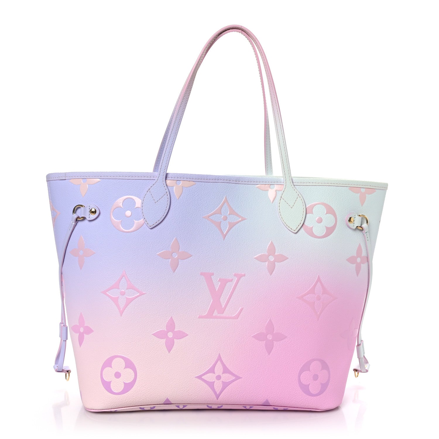 Louis Vuitton Monogram Giant Spring In The City Neverfull MM Sunrise Pastel 3 of 9