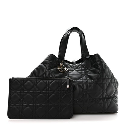 Christian Dior Calfskin Macrocannage Large Toujours Black 3 of 12