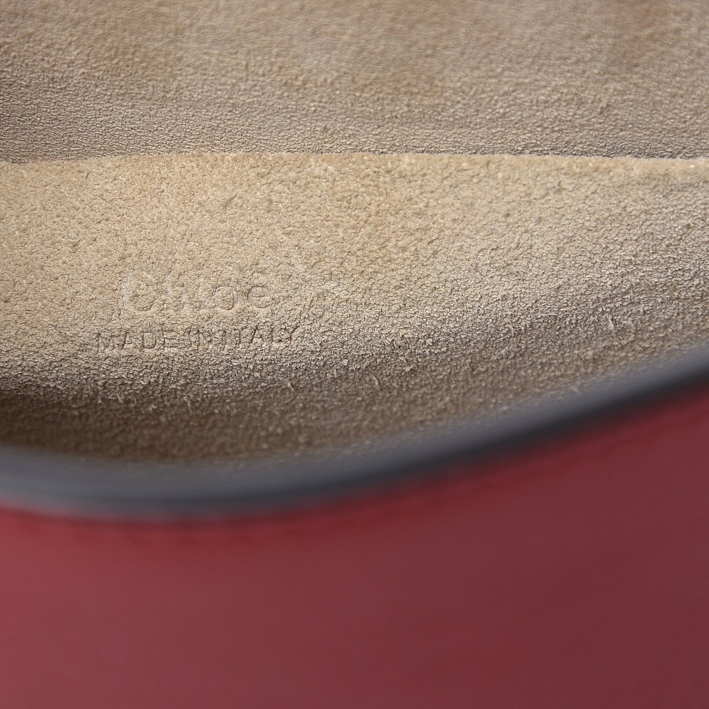 Calfskin Small Nile Bracelet Bag Intense Red