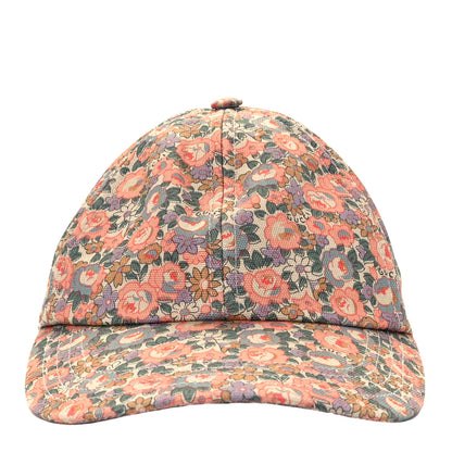 Gucci X LIBERTY OF LONDON Canvas Infinity Abbey Baseball XS Hat Perfect Pink Ivory 3 of 8