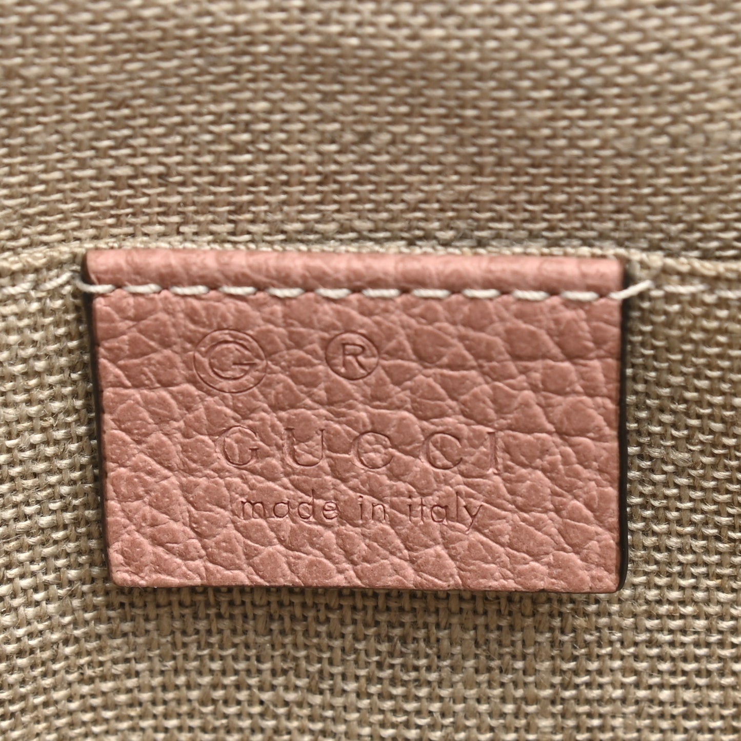 Calfskin Bamboo Clutch Pink