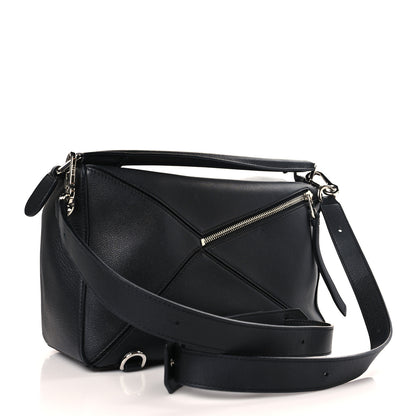 Loewe Calfskin Medium Puzzle Bag Black 3 of 8