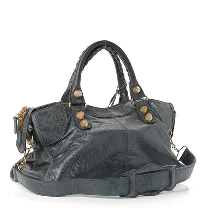 Balenciaga Agneau Giant 21 Gold Hardware Part Time Anthracite 3 of 12