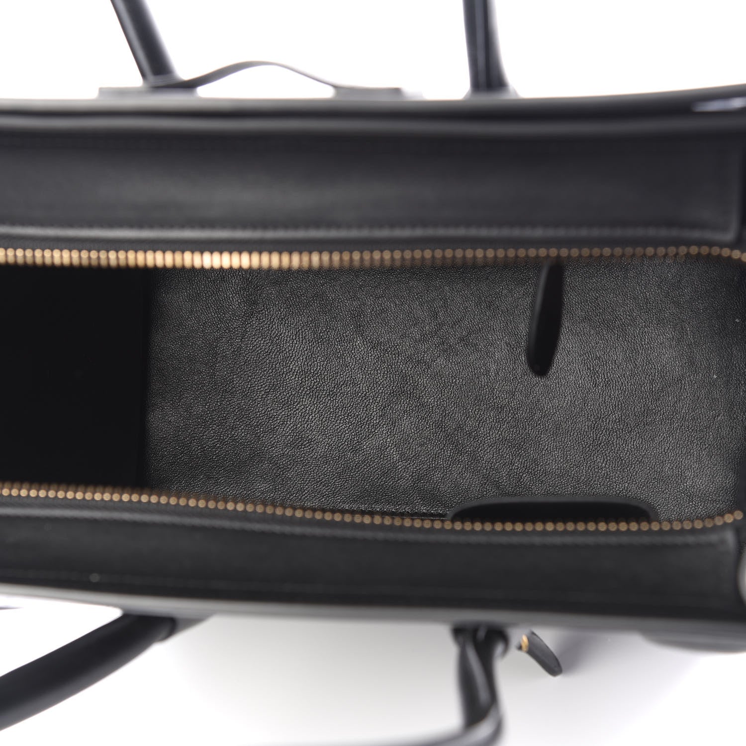 Celine Smooth Calfskin Micro Luggage Black 4 of 10