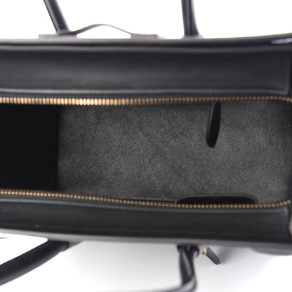 Celine Smooth Calfskin Micro Luggage Black 4 of 10