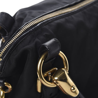 Prada Tessuto Nylon Soft Calf Tote Black 16 of 16