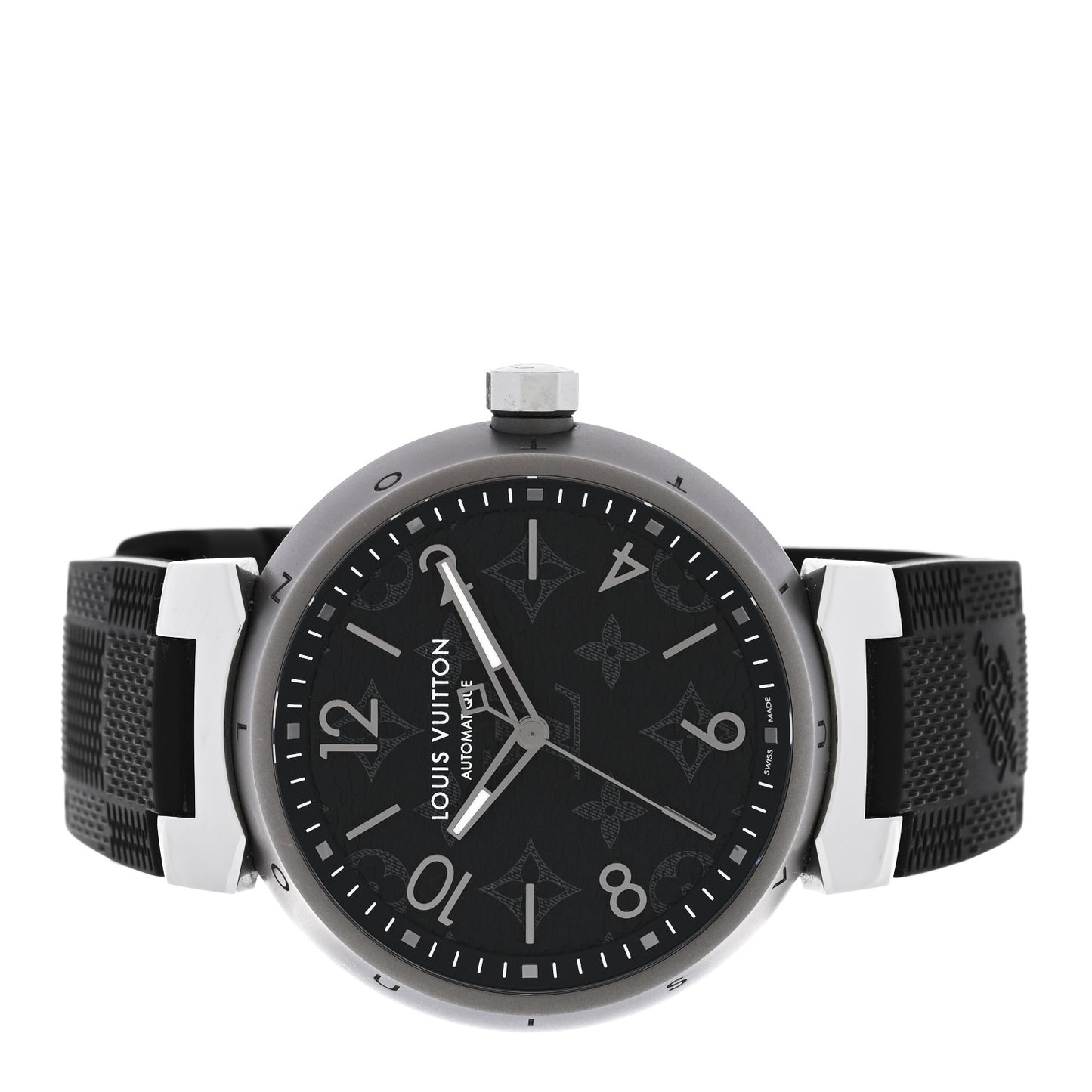 Stainless Steel Monogram Eclipse 39mm Tambour Quartz Watch