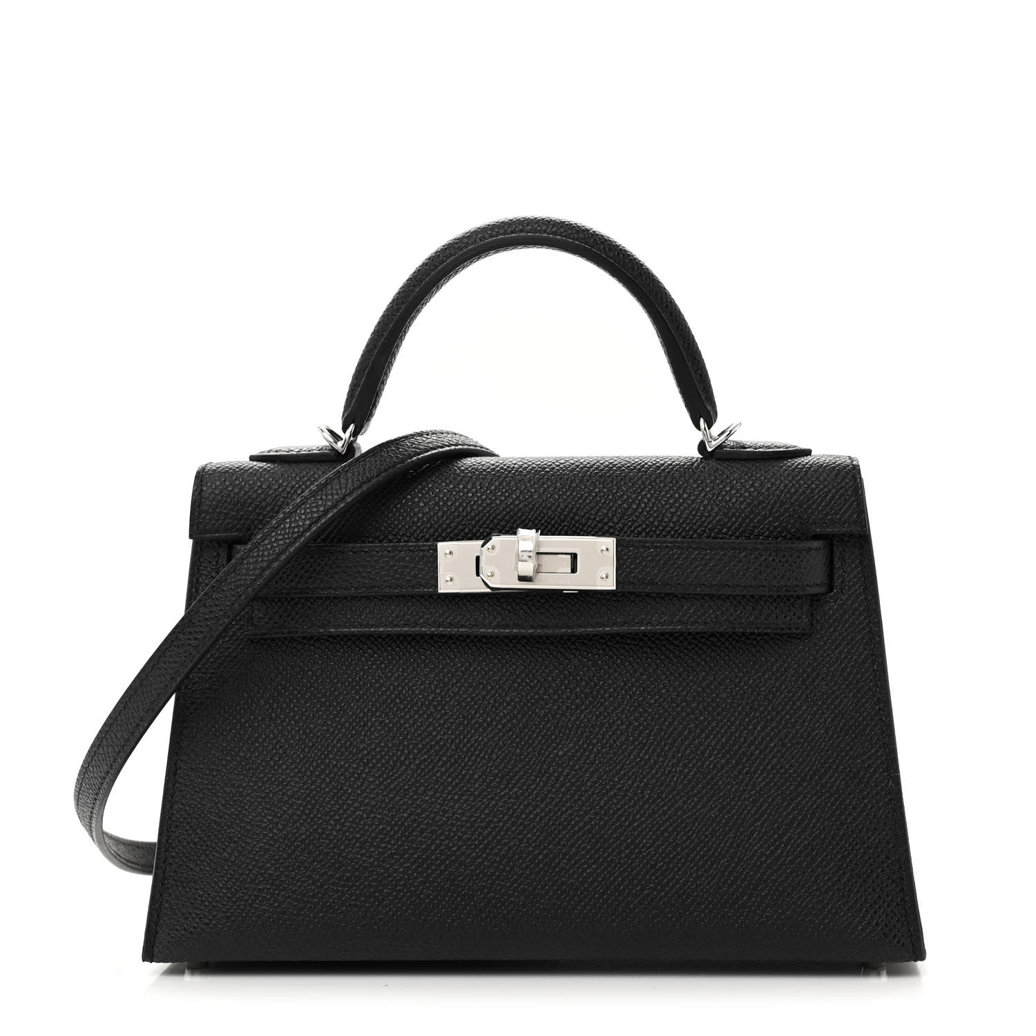 Hermes Epsom Mini Kelly Sellier 20 Black 1 of 10
