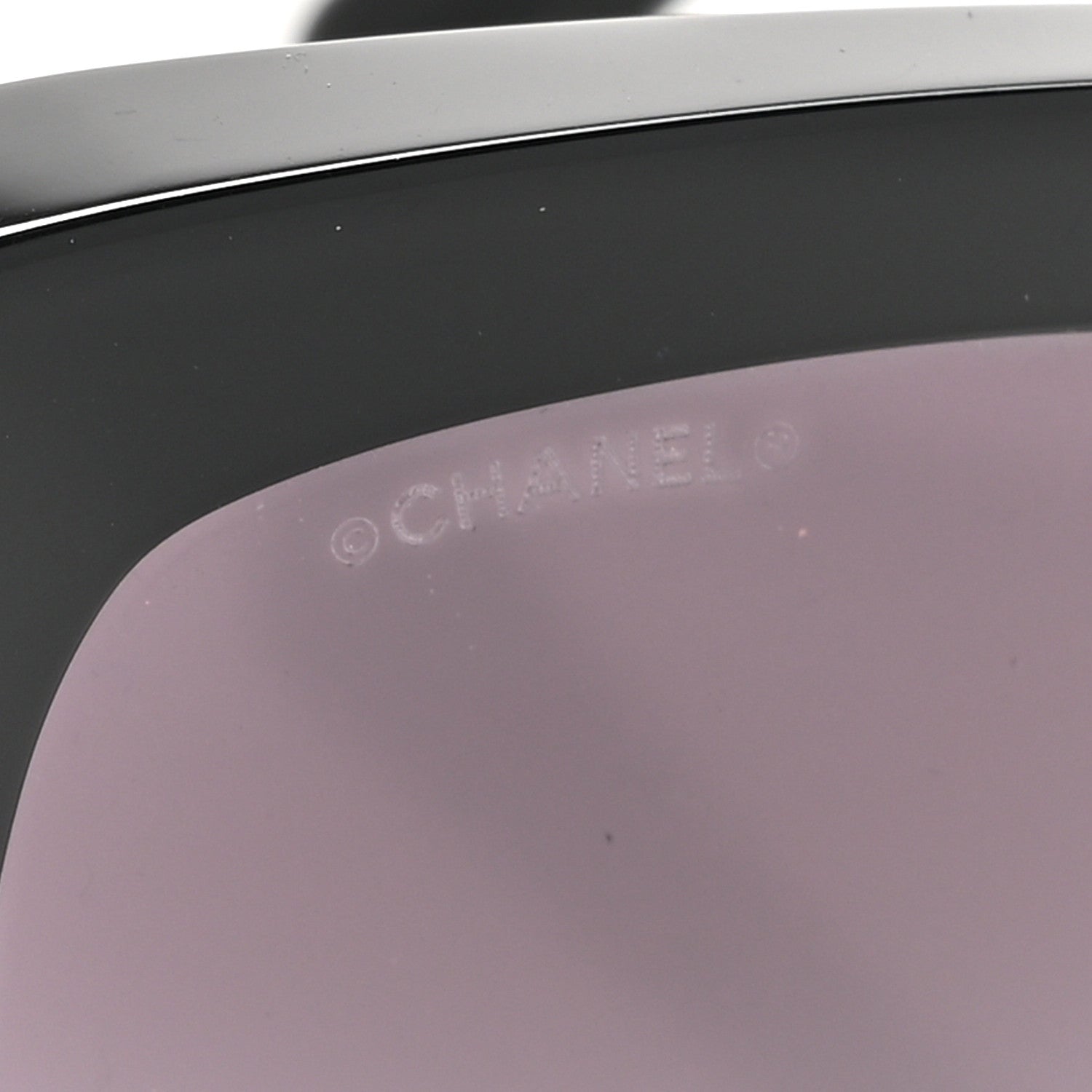 Chanel Acetate Rectangle Sunglasses 5435-A Black 7 of 10