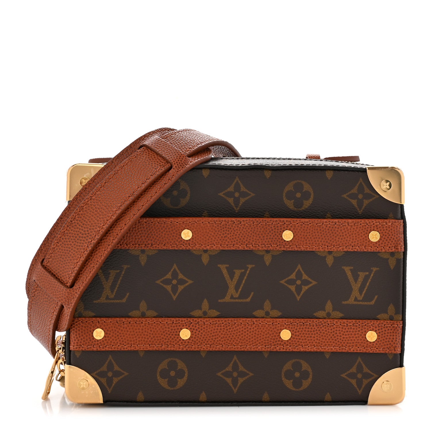 Louis Vuitton X NBA Grained Calfskin Monogram Handle Trunk Brown 1 of 9