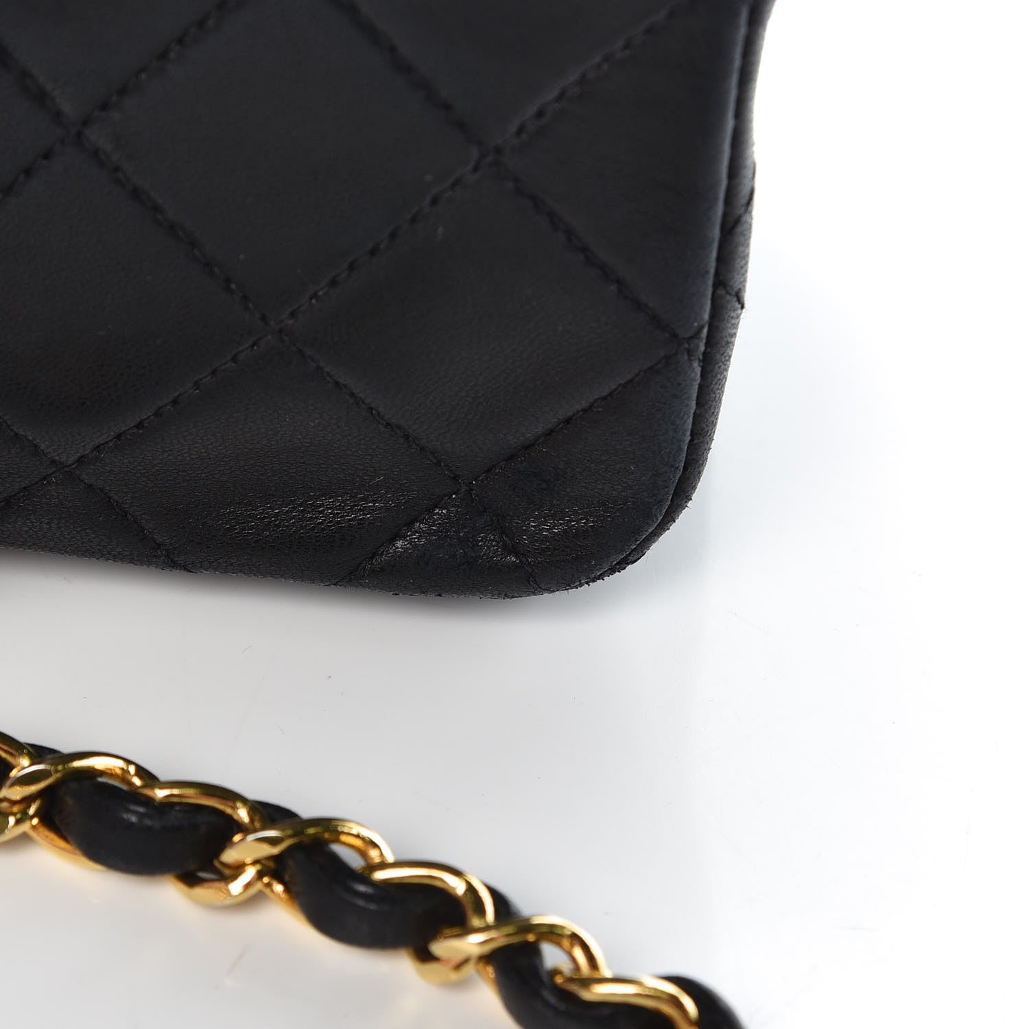 Chanel Lambskin Quilted Small Single Flap Black 17 of 19