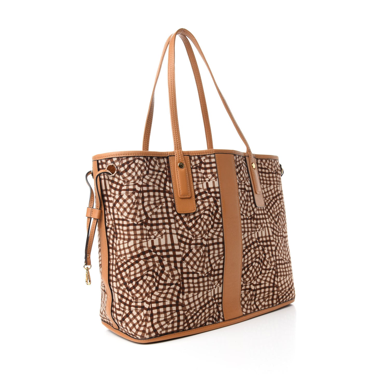 Visetos Medium Liz Reversible Shopper Tote Cognac