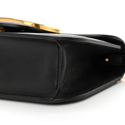 Valentino Garavani Calfskin Vlogo Small Loco Shoulder Bag Black 10 of 13