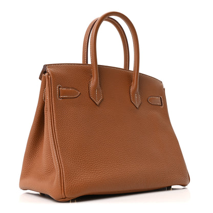 Hermes Togo BIRKIN 30 Gold 5 of 19
