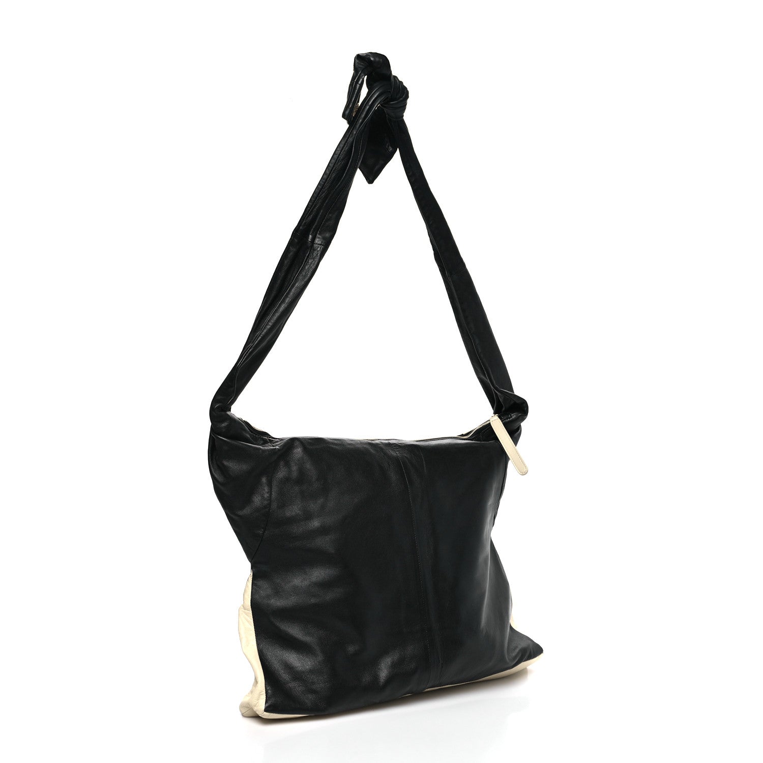 Chanel Lambskin Large Girl Bag Black Beige 3 of 10