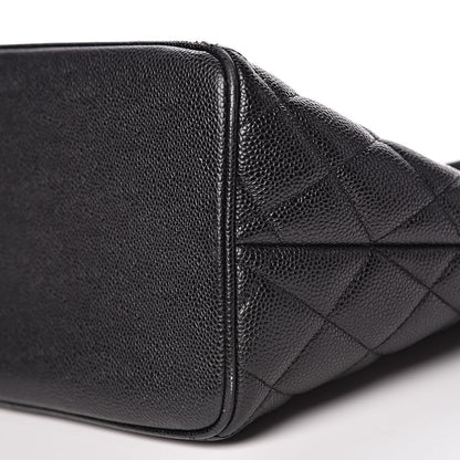 Chanel Caviar Quilted Medallion Tote Black 10 of 18