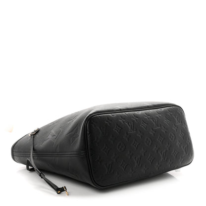 Louis Vuitton Empreinte Monogram Giant Neverfull MM Black 5 of 10