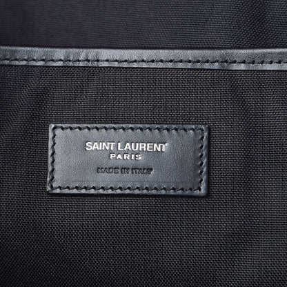 Saint Laurent Canvas Nylon Giant City Backpack Red 6 of 10