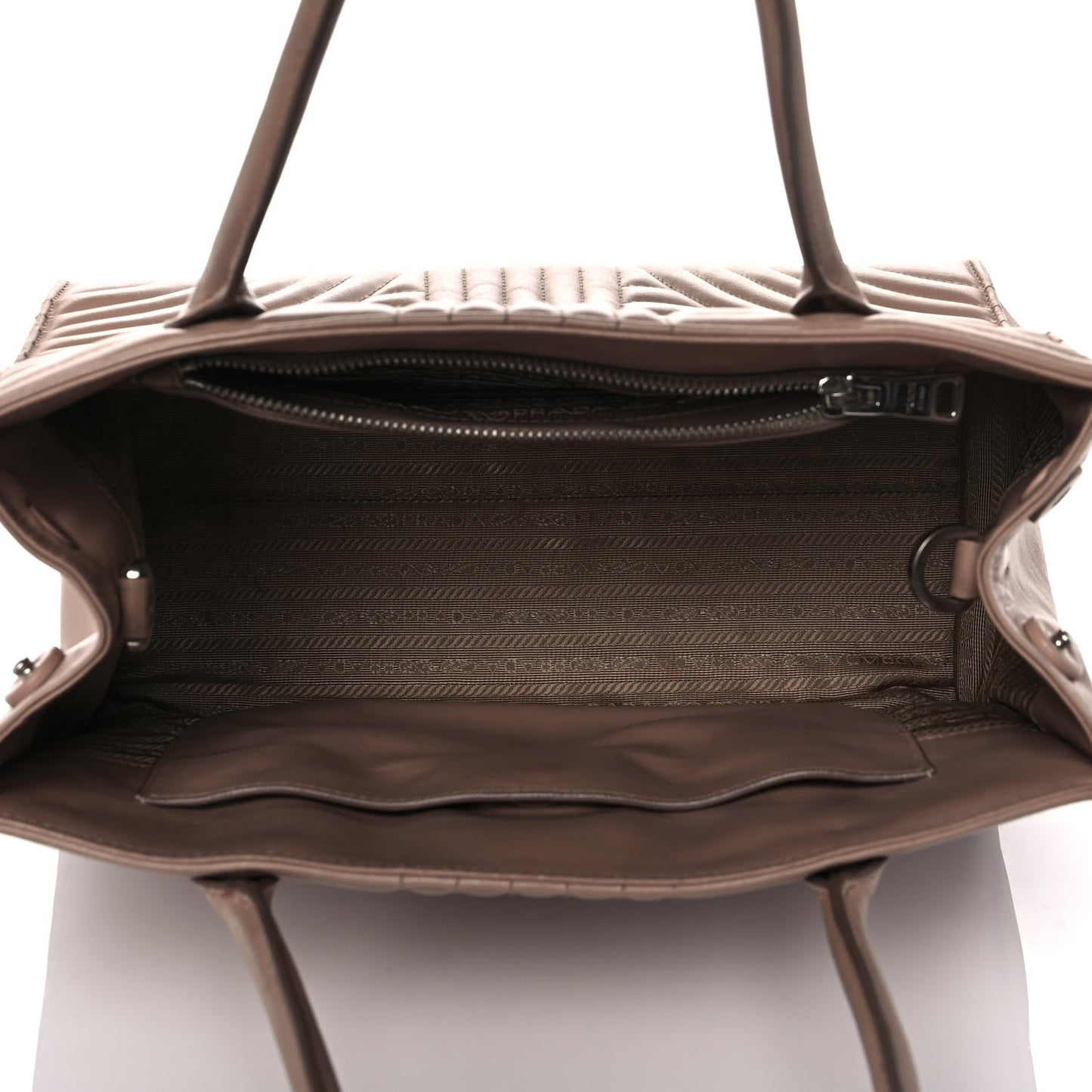Soft Calfskin Impunture Diagramme Tote Cipria