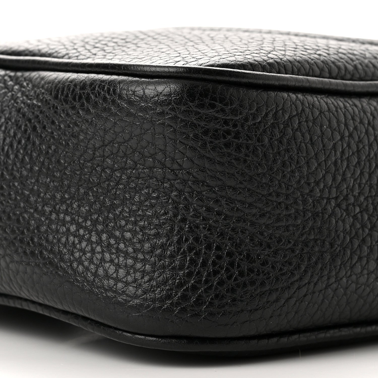 Gucci Pebbled Calfskin Mini Soho Disco Bag Black 9 of 10