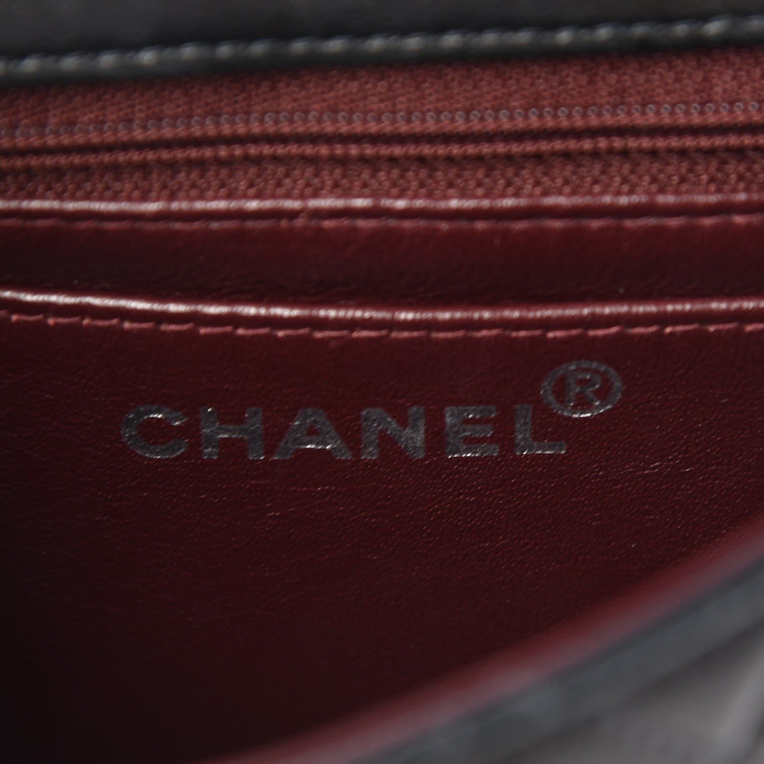 Chanel Lambskin Quilted Mini Square Flap Black 6 of 7