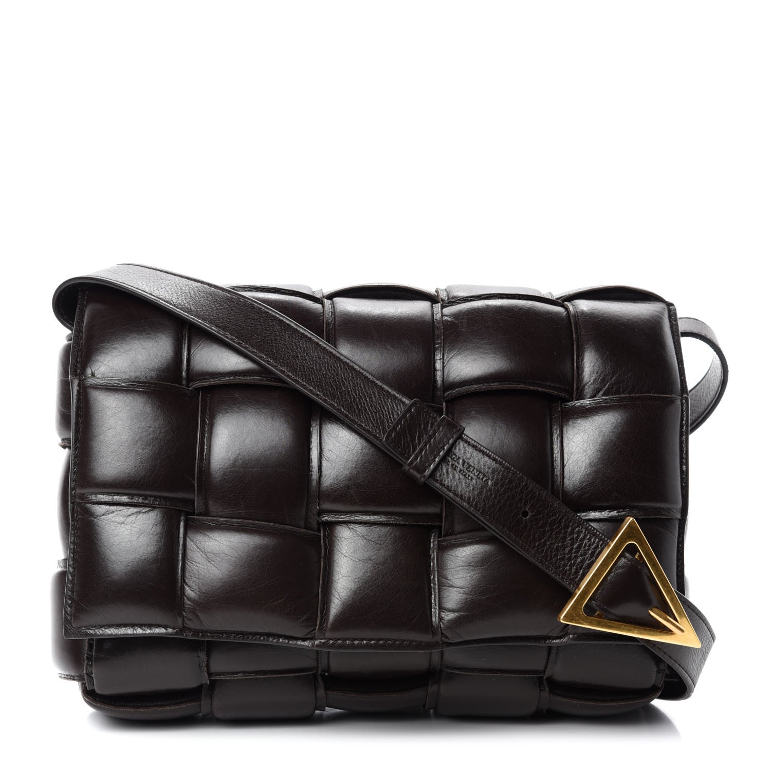 Bottega Veneta Paper Calfskin Maxi Intreccio Padded Cassette Crossbody Bag Fondant 1 of 10