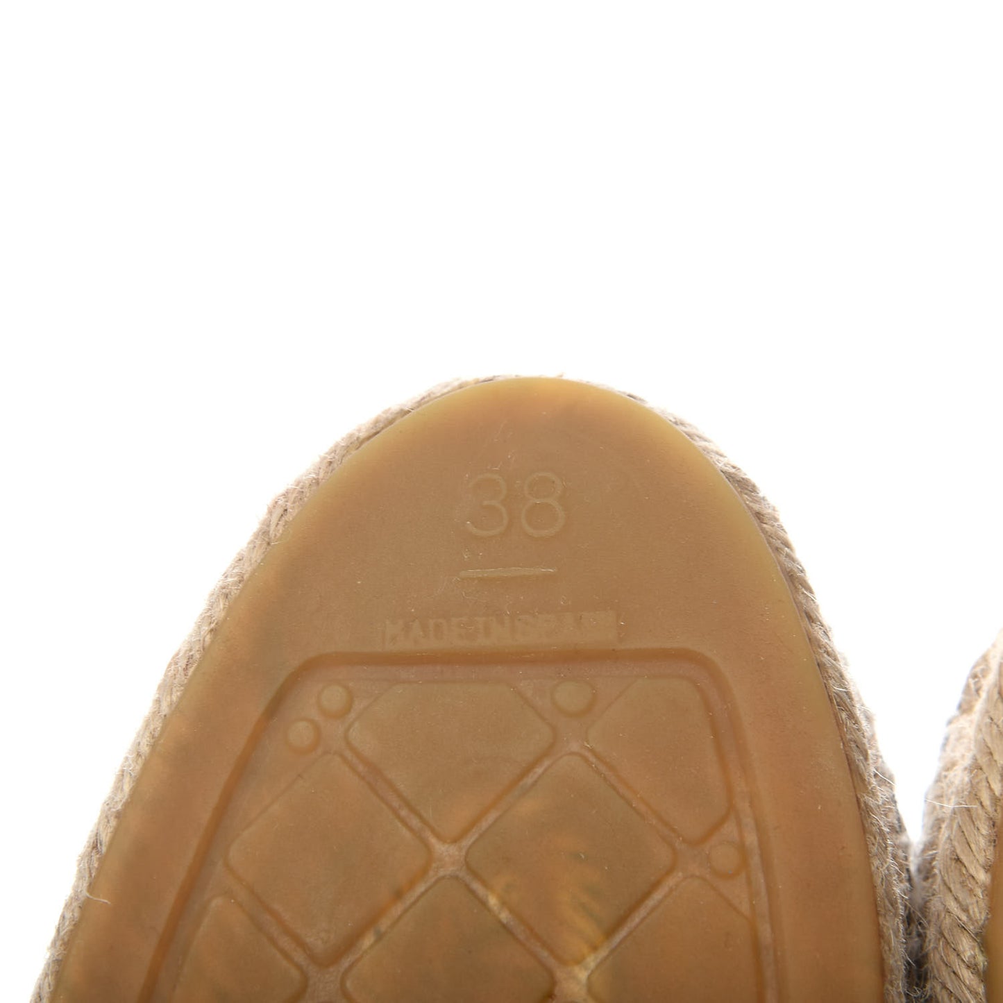 Mesh Grosgrain CC Espadrilles 38 Black