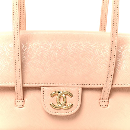 Chanel Shiny Caviar Mini Preppy Coco Shoulder Bag Light Pink 8 of 11