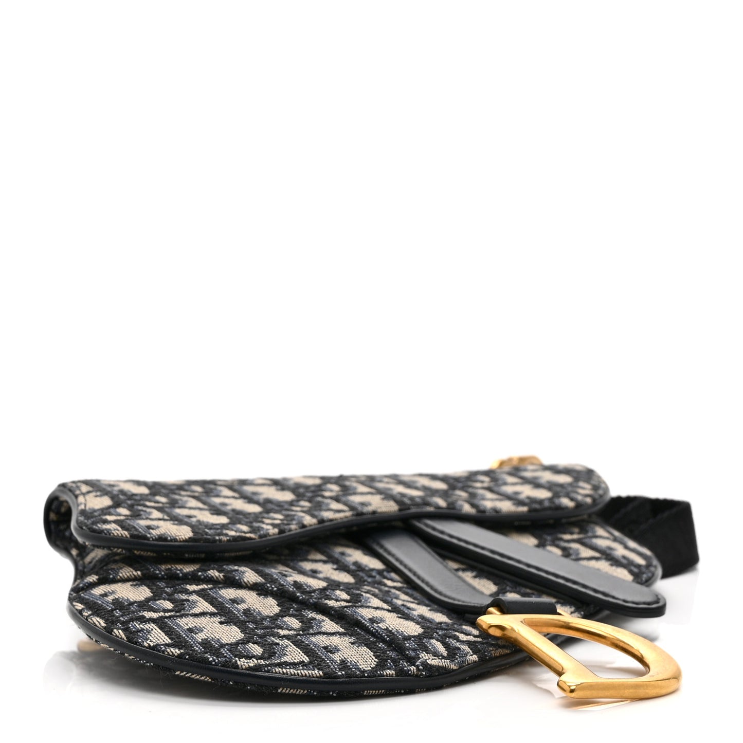 Oblique Saddle Belt Pouch Blue