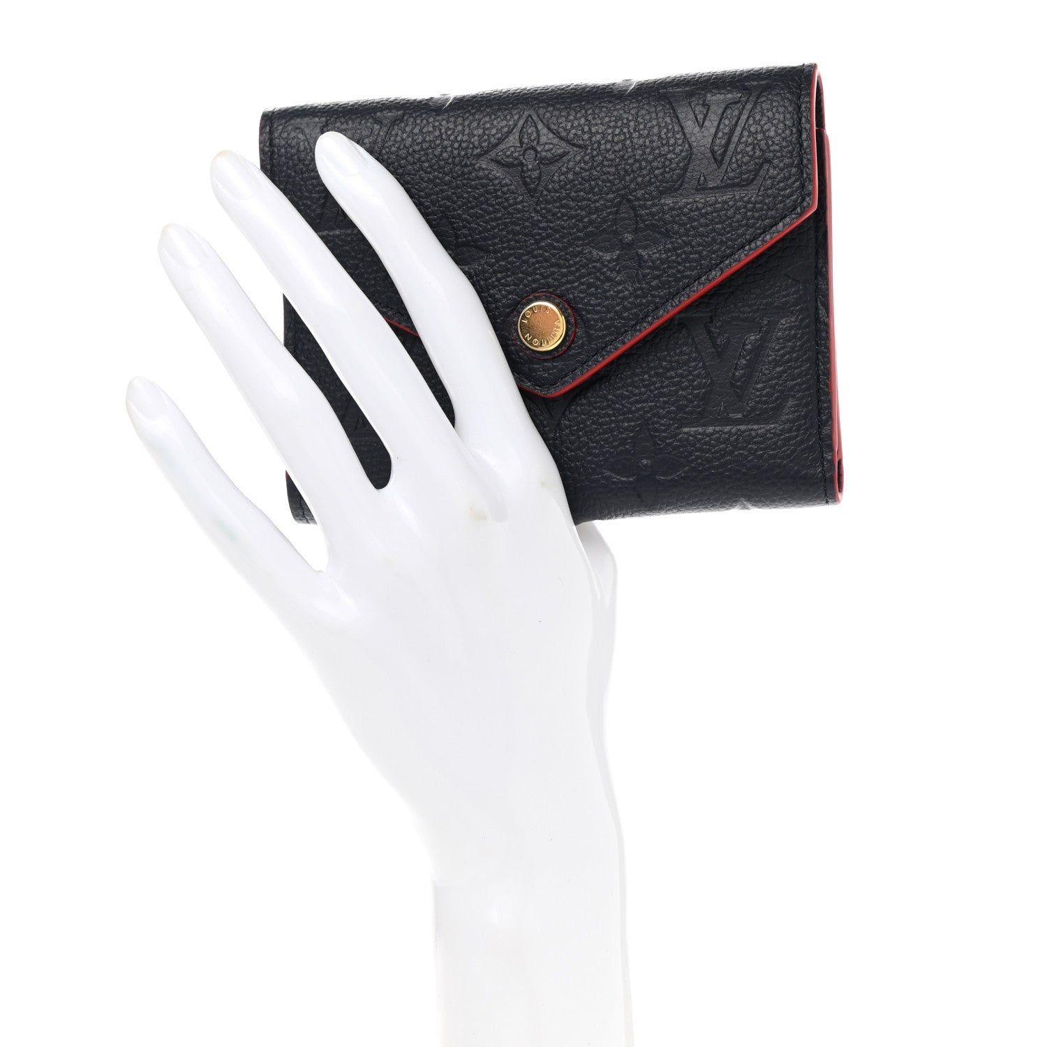 Louis Vuitton Empreinte Victorine Wallet Marine Rouge 2 of 6